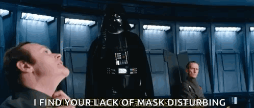 I Find Your Lack Of Faith Disturbing Darth Vader GIF