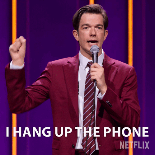 I Hang Up The Phone John Mulaney GIF