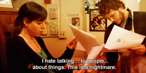 I Hate Talking Introvert GIF