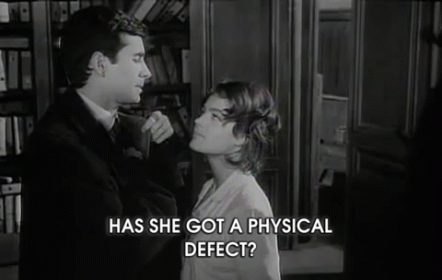 "I Have A Physical Defect." GIF