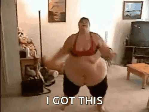 I Have To Go On A Diet Fat Lady GIF