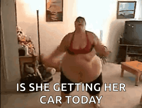 I Have To Go On A Diet Fat Lady GIF