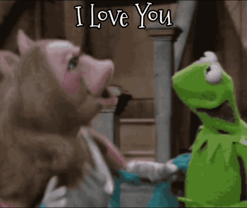 I Love You Miss Piggy GIF