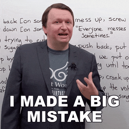 I Made A Big Mistake Alex GIF