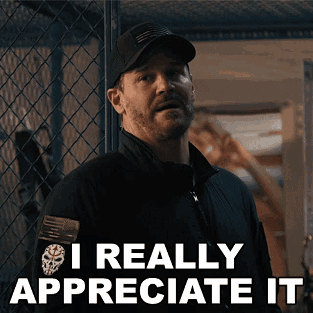 I Really Appreciate It Jason Hayes GIF