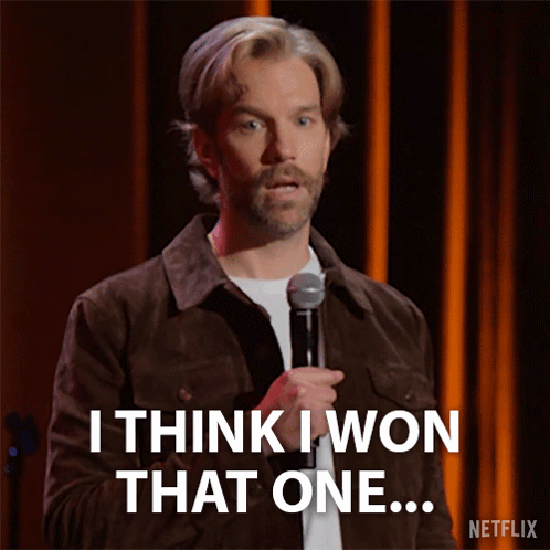 I Think I Won That One Anthony Jeselnik GIF