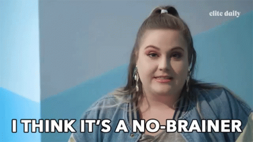 I Think No Brainer GIF