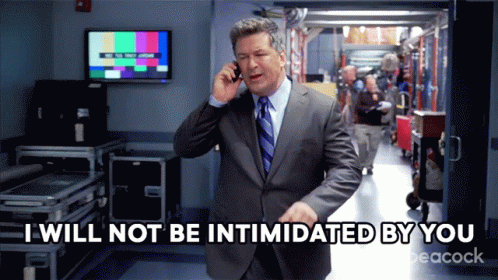 I Will Not Be Intimidated By You Jack Donaghy GIF