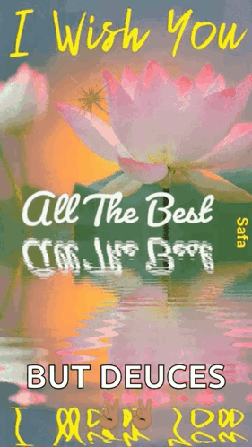 I Wish You All The Best Flowers GIF