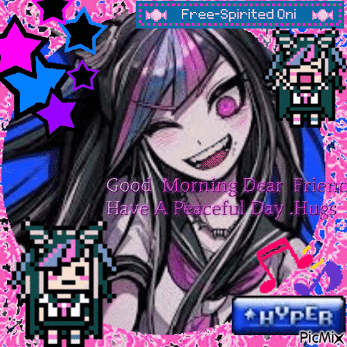 Ibuki Mioda Good Morning GIF