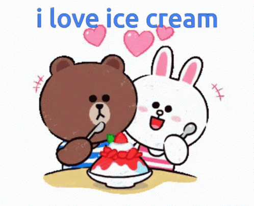 Ice Cream Cony And Brown GIF