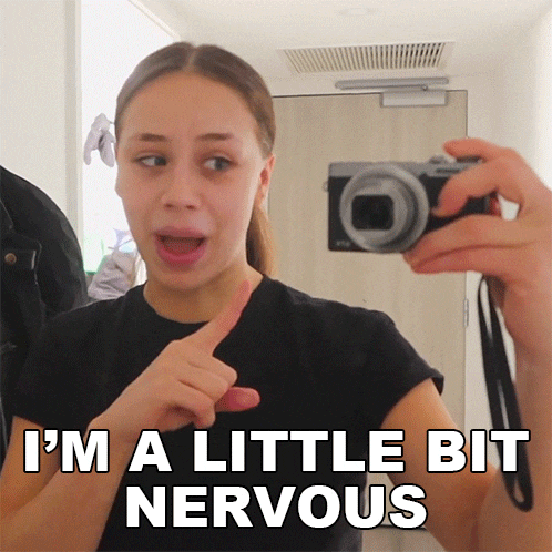Im A Little Bit Nervous Fernanda Ramirez GIF