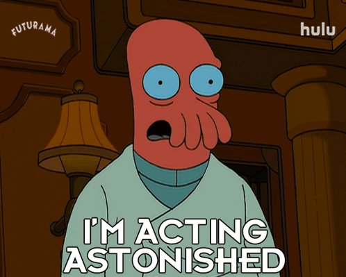 I'M Acting Astonished Dr John Zoidberg GIF