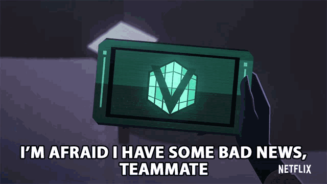 Im Afraid I Have Some Bad News Teammate GIF