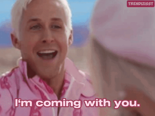 Im Coming With You Ryan Gosling GIF