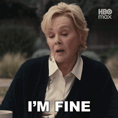 I'M Fine Deborah Vance GIF