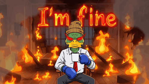 I'M Fine Morning Coffee GIF