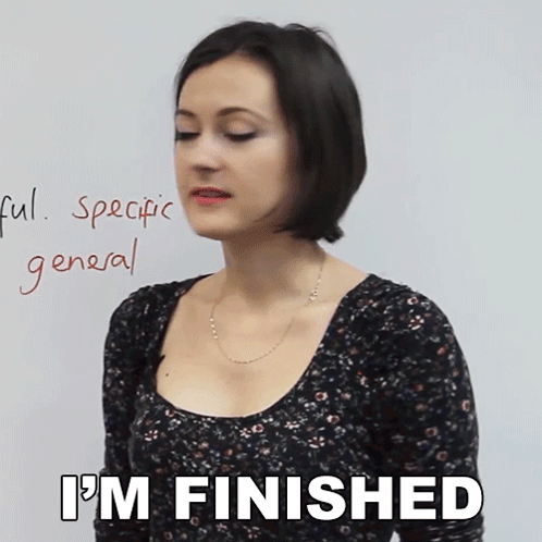 I'M Finished Now Jade Joddle GIF