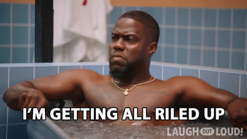 Im Getting All Riled Up Kevin Hart GIF