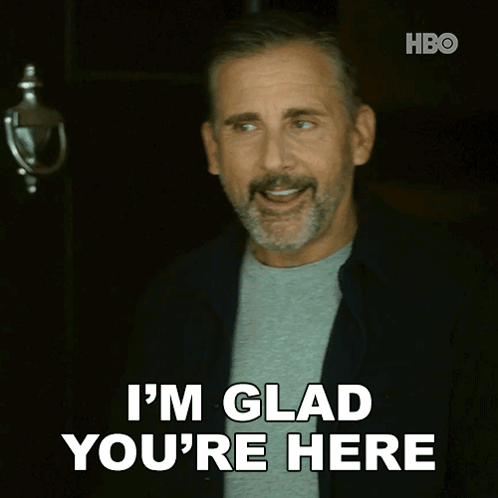 I'M Glad You'Re Here Greg Russo GIF