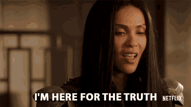 Im Here For The Truth Lesley Ann Brandt GIF