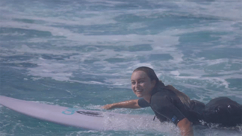 Im On My Surfboard Its Fun Surfing GIF
