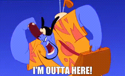 I'M Outta Here Im Out GIF