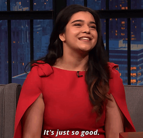 Iman Vellani So Good GIF