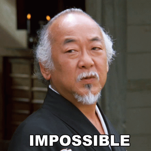 Impossible Mr Miyagi GIF