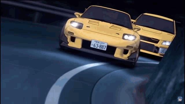 Initial D Rx7 GIF