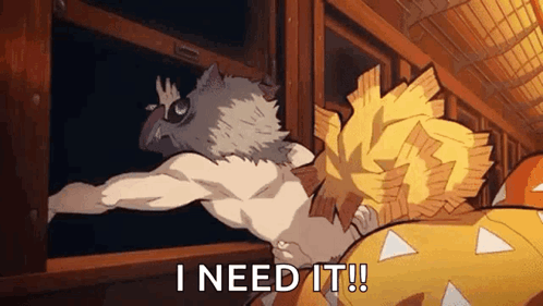 Inosuke Demon Slayer GIF
