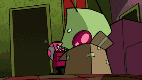 Invader Zim Box GIF
