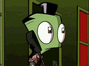 Invader Zim Phone GIF
