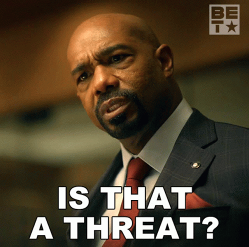 Is That A Threat Calvin Jordan GIF