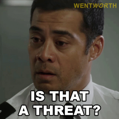 Is That A Threat Will Jackson GIF