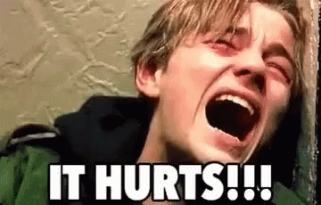 It Hurts Leonardo Dicaprio GIF