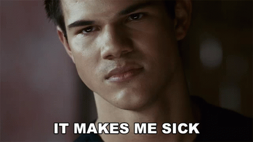 It Makes Me Sick Jacob Black GIF