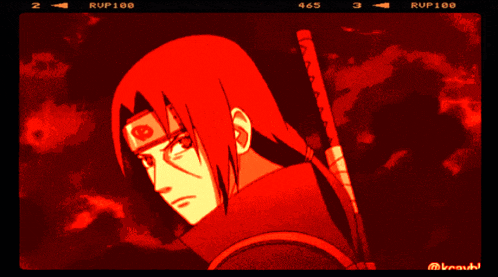 Itachi Uchiha Red GIF