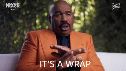 Its A Wrap Steve Harvey GIF
