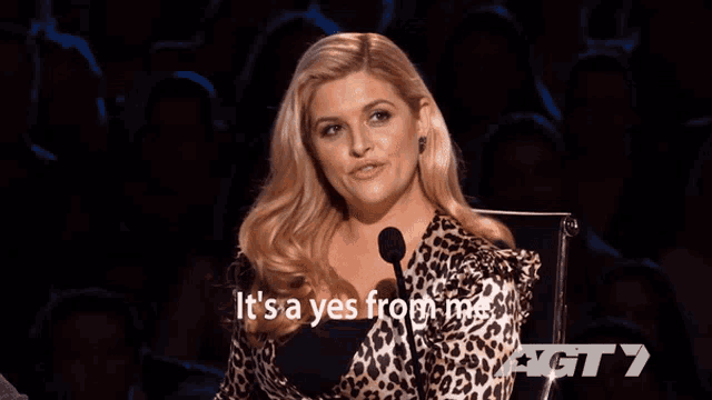 Its A Yes From Me Yes GIF