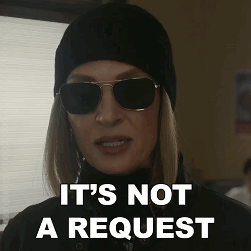 It'S Not A Request Charley GIF