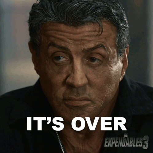 It'S Over Barney Ross GIF