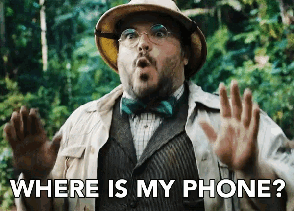 Jack Black Where Is My Phone GIF