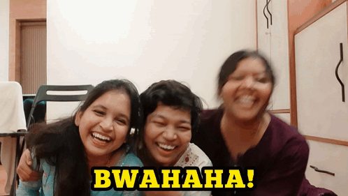Jagyasini Friends Bwahahaha GIF