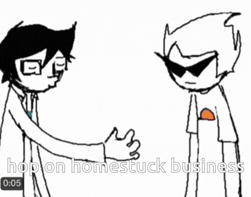 Jake English Dirk Strider GIF