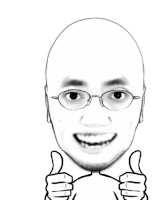 Jancokinaja Double Thumbs Up Sticker