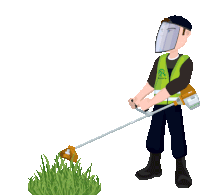 Jardineria Corte Sticker