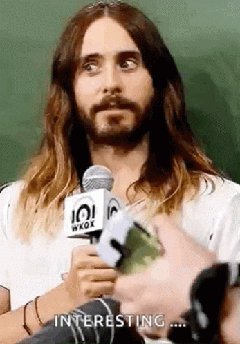 Jared Leto Skeptical GIF