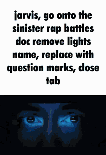 Jarvis Sinister Rap Battles GIF