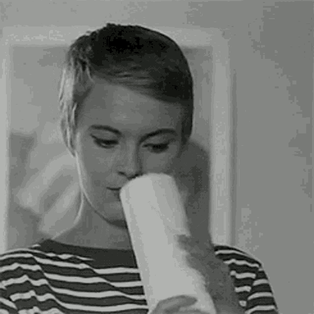 Jean Seberg Breathless GIF